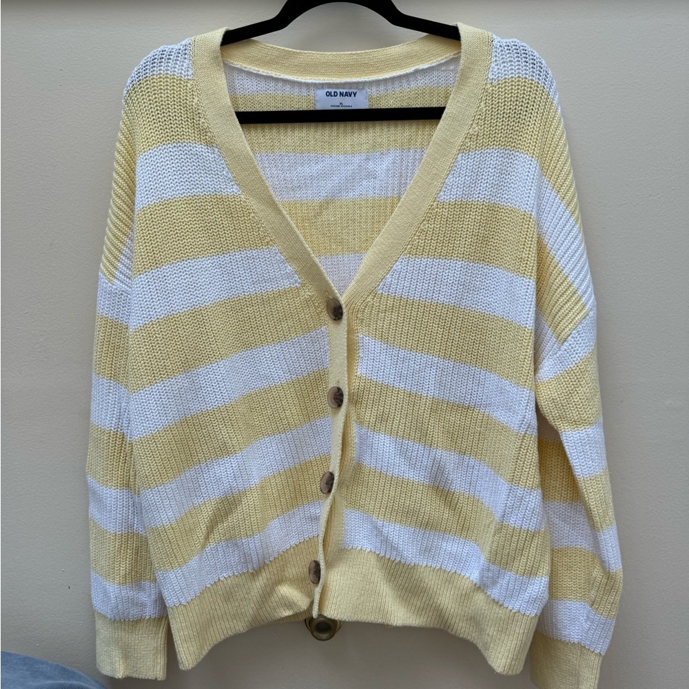 Striped knit cardigan - Picture 2 of 4